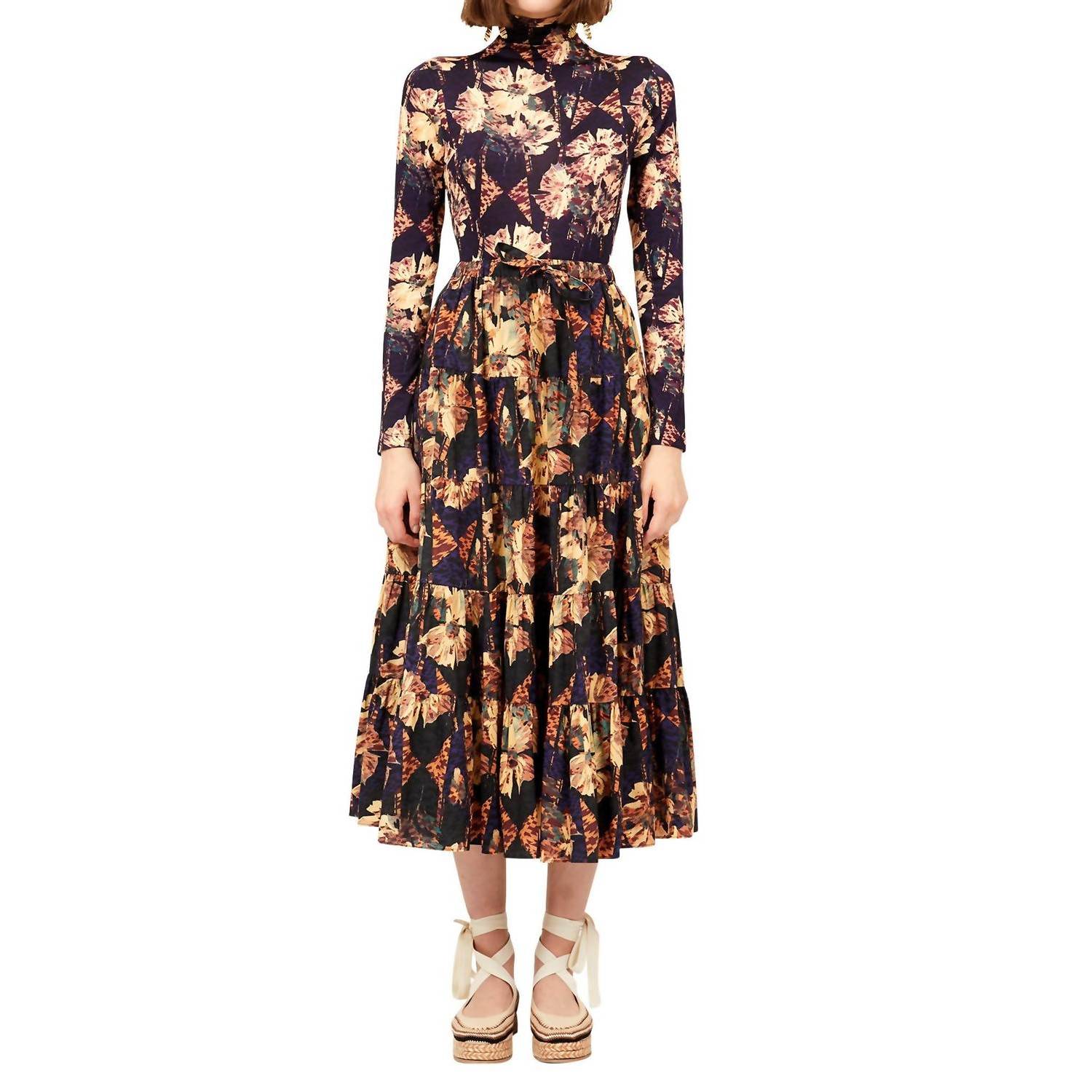 New Ulla Johnson Makana Skirt In Lupine